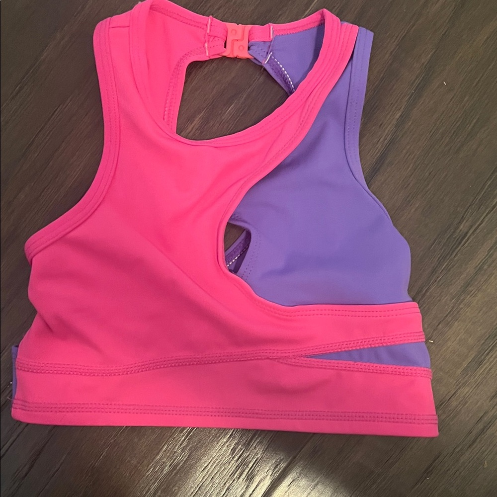 Kids Dance Top - Pink and Purple